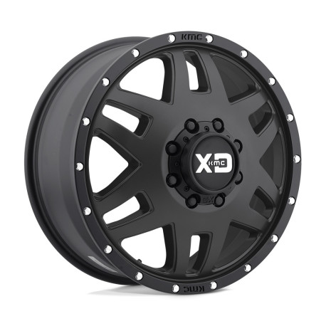 Jante aliaj XD XD 130 MACHETE DUALLY jantă 20x8.25 8x165.1 121.5 ET127, Satin black | race-shop.ro