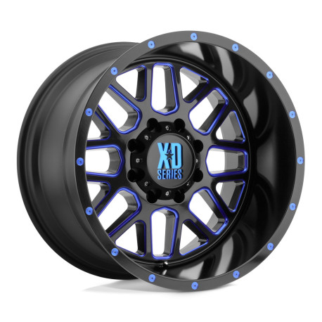Jante aliaj XD XD 820 GRENADE jantă 20x9 6x139.7 106.1 ET0, Satin black | race-shop.ro