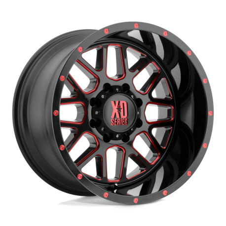 Jante aliaj XD XD 820 GRENADE jantă 20x9 6x139.7 106.1 ET0, Satin black | race-shop.ro