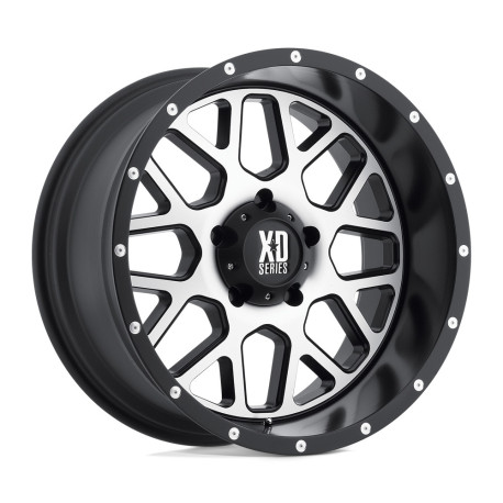 Jante aliaj XD XD 820 GRENADE jantă 16x7 5x130 84.1 ET42, Satin black | race-shop.ro
