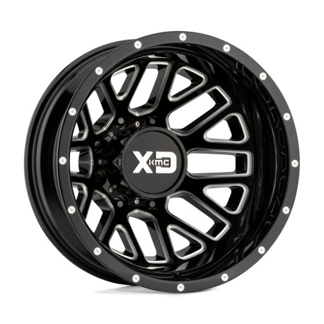 Jante aliaj XD XD 843 GRENADE DUALLY jantă 17x6.5 8x200 142 ET-140, Gloss black | race-shop.ro