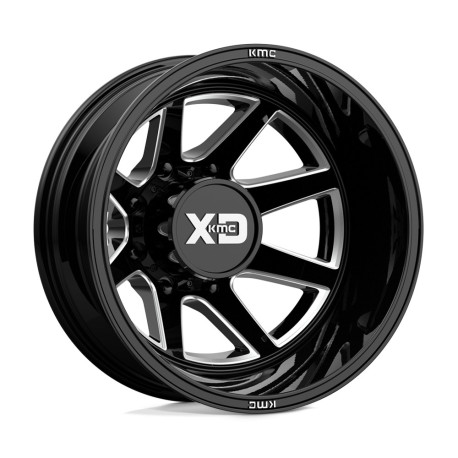 Jante aliaj XD XD 845 PIKE DUALLY jantă 20x8.25 8x165.1 121.5 ET-265, Gloss black | race-shop.ro