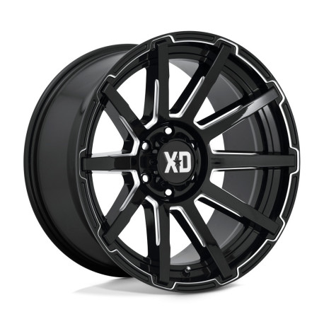 Jante aliaj XD XD 847 OUTBREAK jantă 17x8 5x114.3 72.56 ET35, Gloss black | race-shop.ro