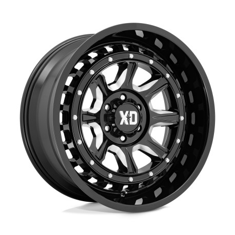 Jante aliaj XD XD 866 OUTLANDER jantă 22x10 8x165.1 125.1 ET-18, Gloss black | race-shop.ro