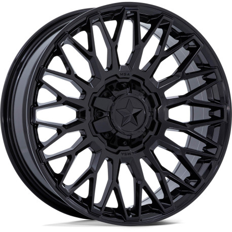 Jante aliaj MSA MSA Offroad jantăs M50 CLUBBER jantă 14x7 4x137/4x156 110.1 ET10, Gloss black | race-shop.ro