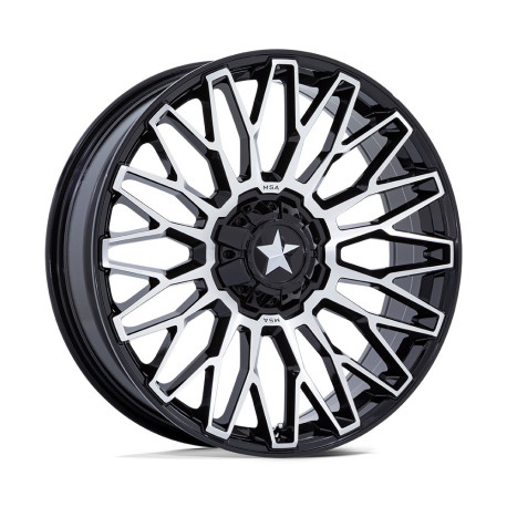 Jante aliaj MSA MSA Offroad jantăs M50 CLUBBER jantă 15x7 4x137/4x156 110.1 ET10, Gloss black | race-shop.ro