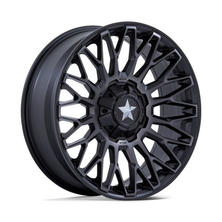 Jante aliaj MSA MSA Offroad jantăs M50 CLUBBER jantă 22x7 4x137/4x156 110.1 ET0, Matte black | race-shop.ro