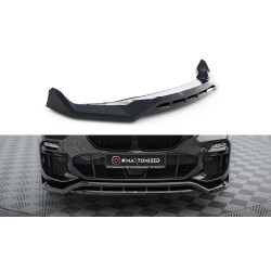 MAXTON DESIGN prelungire bară față pentru BMW X5 M-Pack G05, negru lucios, V2