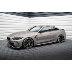 MAXTON DESIGN prelungiri praguri (CSL look) pentru BMW M4 G82, negru lucios, V3