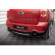 Body kit și tuning vizual MAXTON DESIGN prelungire centrală bară spate pentru Mini Cooper Countryman R60 Facelift, negru lucios | race-shop.ro