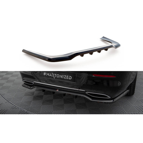 Body kit și tuning vizual Prelungire bară spate (cu bare verticale) Mercedes-Benz CLA Coupe C118 | race-shop.ro