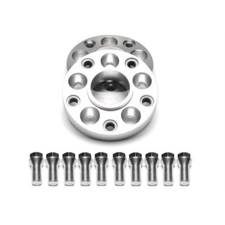 Flanse adaptoare Set 2 buc distanțiere flanșe adaptoare RACES 5x100 la 5x112, grosime 25mm (57,1/66,6) | race-shop.ro