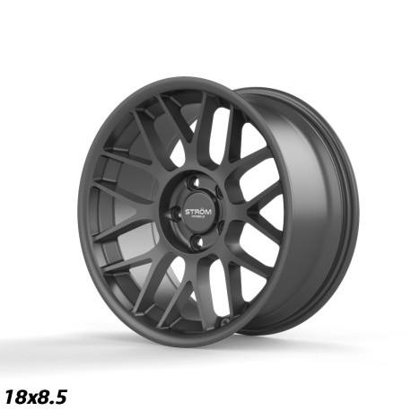 ALU disky STROM STROM STR2 jantă 19x8.5 5x120 72.6 ET35, Satin Gun Metal | race-shop.ro