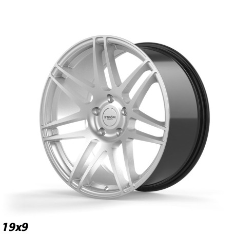 ALU disky STROM STROM STR3 jantă 19x10 5x120 72.6 ET42, Quartz Silver | race-shop.ro