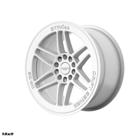 ALU disky STROM STROM DS-25 jantă 18x9 5x114/120 72.6 ET33, Gloss White | race-shop.ro