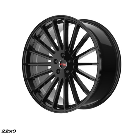 ALU disky STROM STROM STR4 jantă 22x11.5 5x112 73.1 ET30, Gloss Black | race-shop.ro