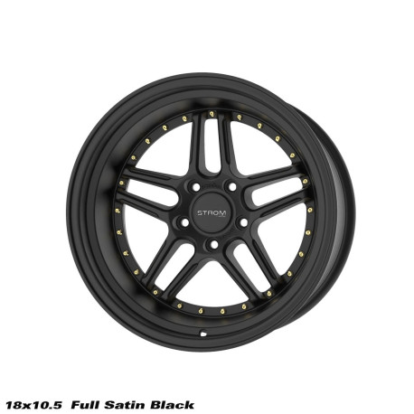 ALU disky STROM STROM DS-05 jantă 18x10.5 5x114 73.1 ET10, Hyper Black | race-shop.ro