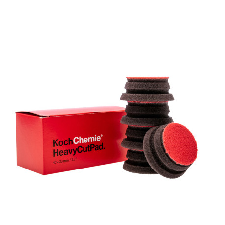 Accesorii Koch Chemie Heavy Cut Pad 45 x 23 mm - Burete polish roșu | race-shop.ro