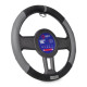 Volane sport SPARCO CORSA SPS103 husă pentru volan, gri (PVC, microfibră) | race-shop.ro