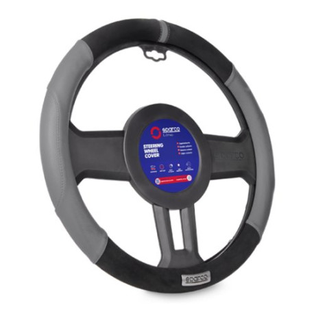 Accesorii pentru volan SPARCO CORSA SPS103 husă pentru volan, gri (PVC, microfibră) | race-shop.ro