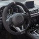 Accesorii pentru volan SPARCO CORSA SPS130 husă pentru volan, gri (PVC, piele de căprioară și cauciuc) | race-shop.ro