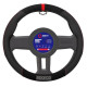Volane sport SPARCO CORSA SPS130 husă pentru volan, roșu (PVC, piele de căprioară și cauciuc) | race-shop.ro