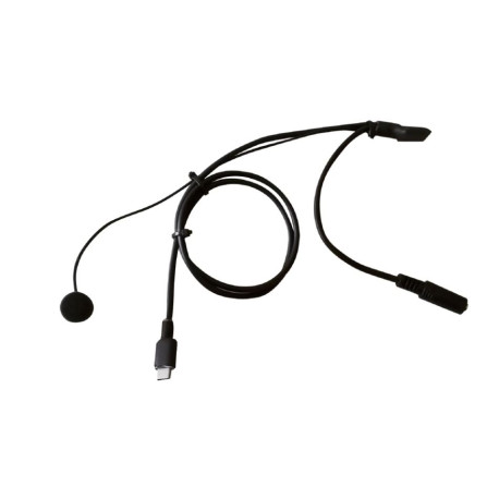 Căști / Headsets ZeroNoise FULL FACE USB-C CONNECTOR FOR PIT-LINK TRAINER with 3.5mm stereo connector for earplugs | race-shop.ro