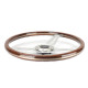 Volane sport NRG Wood grain 3-spoke mahogany Steering Wheel (365mm) - Lemn/Chrom | race-shop.ro