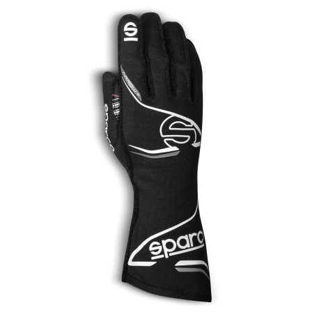 Mănuși Mănuși de curse Sparco ARROW+ cu FIA (cusături exterioare) negre | race-shop.ro