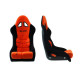 Scaune sport cu omologare FIA Scaun de curse Slide GT FIA Suede Orange | race-shop.ro