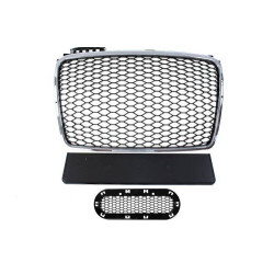 Grilă pentru Audi A4 B7 RS-Style Crom-negru 04-08