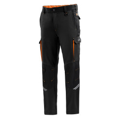 Pantaloni tehnici SPARCO OREGON negru/portocaliu