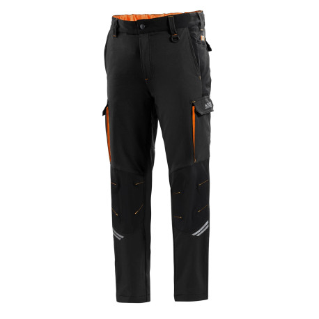 Echipamente mecanici Pantaloni tehnici SPARCO OREGON negru/portocaliu | race-shop.ro