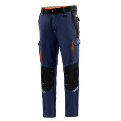 Pantaloni tehnici SPARCO SPARCO OREGON albastru/portocaliu