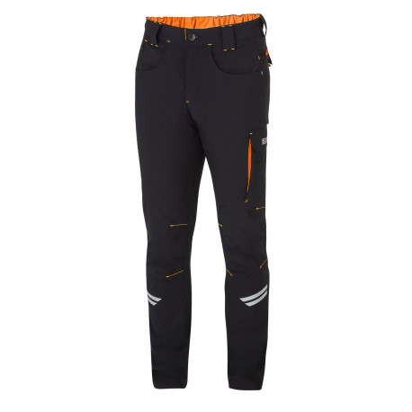 Stil de viață Pantaloni tehnici SPARCO SPARCO OREGON albastru/portocaliu | race-shop.ro