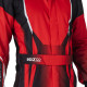 Combinezoane Combinezon SPARCO PRIME-K ADVANCED KID cu roșu/negru FIA | race-shop.ro