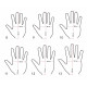 Mănuși Mănuși de curse MOMO PERFORMANCE cu omologare FIA (cusături exterior), negru | race-shop.ro
