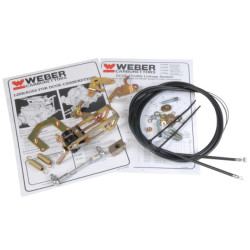 WEBER DCOE kit control accelerație cu un cablu pentru montaj superior LP1000 