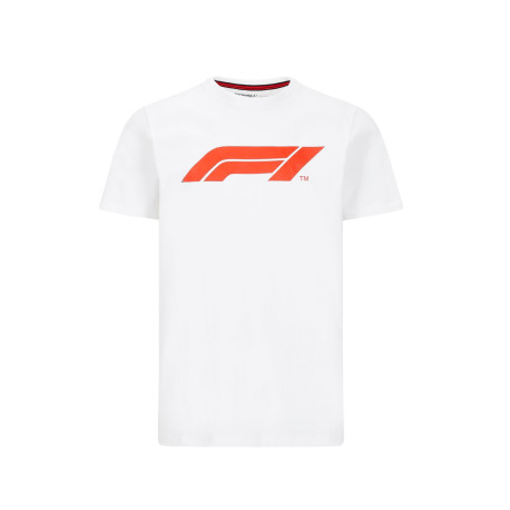 Tricouri Tricou pentru bărbați FORMULA ONE, alb | race-shop.ro
