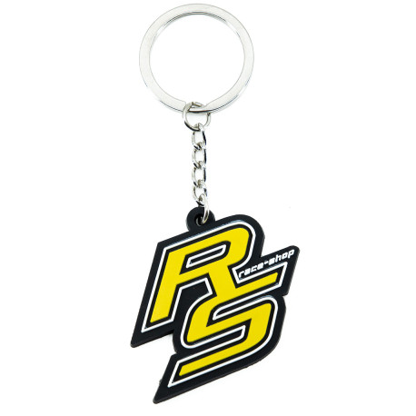 Brelocuri Breloc RACES cu logo "RS" PVC, galben | race-shop.ro