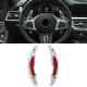 Paddle shifters Padele volan din aluminiu pentru BMW M2 F87 M3 F80 M4 F82 F83, argintiu | race-shop.ro