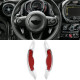 Paddle shifters Padele volan din aluminiu for Mini Cooper F55 F56 Cabrio F57, argintiu | race-shop.ro