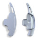 Paddle shifters Padele volan din aluminiu pentru Mercedes W176 W177 W246 W247 W205 W213, argintiu | race-shop.ro
