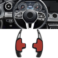 Padele volan din aluminiu pentru Mercedes Vito V-Klasse W447 S W222, negru