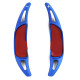 Paddle shifters Padele volan din aluminiu pentru Mercedes AMG G63 W463 GLA35 GLA45 X156, albastru | race-shop.ro
