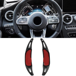 Padele volan din aluminiu pentru Mercedes AMG SL63 R231 AMG GT C190, negru