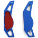 Paddle shifters Padele volan din aluminiu pentru Smart ForTwo 451 Coupe Cabrio 09-19, albastru | race-shop.ro