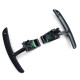 Paddle shifters Padele volan din carbon pentru Porsche Cayenne 92A Macan 95B ab 14, negru | race-shop.ro