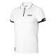 Tricouri SPARCO polo cu fermoar MY2024 pentru bărbat - alb | race-shop.ro
