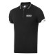 Tricouri SPARCO polo cu fermoar MY2024 pentru bărbat - negru | race-shop.ro